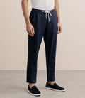 Pantalon élastiqué marine - IZAC
