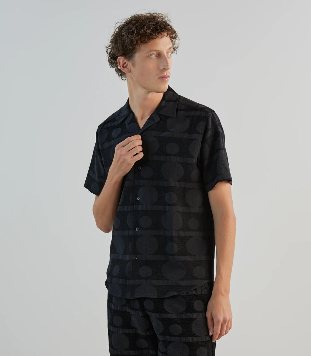 Chemise fantaisie noire - IZAC