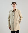 Manteau mi - long léger beige - IZAC