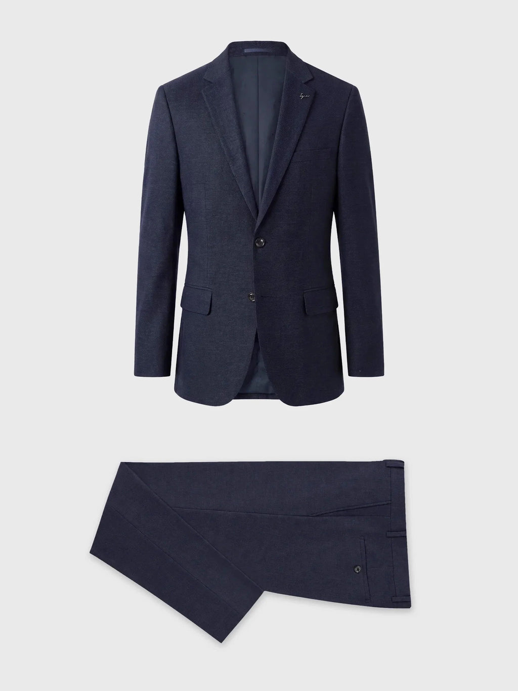 Costume 2 boutons bleu d - IZAC