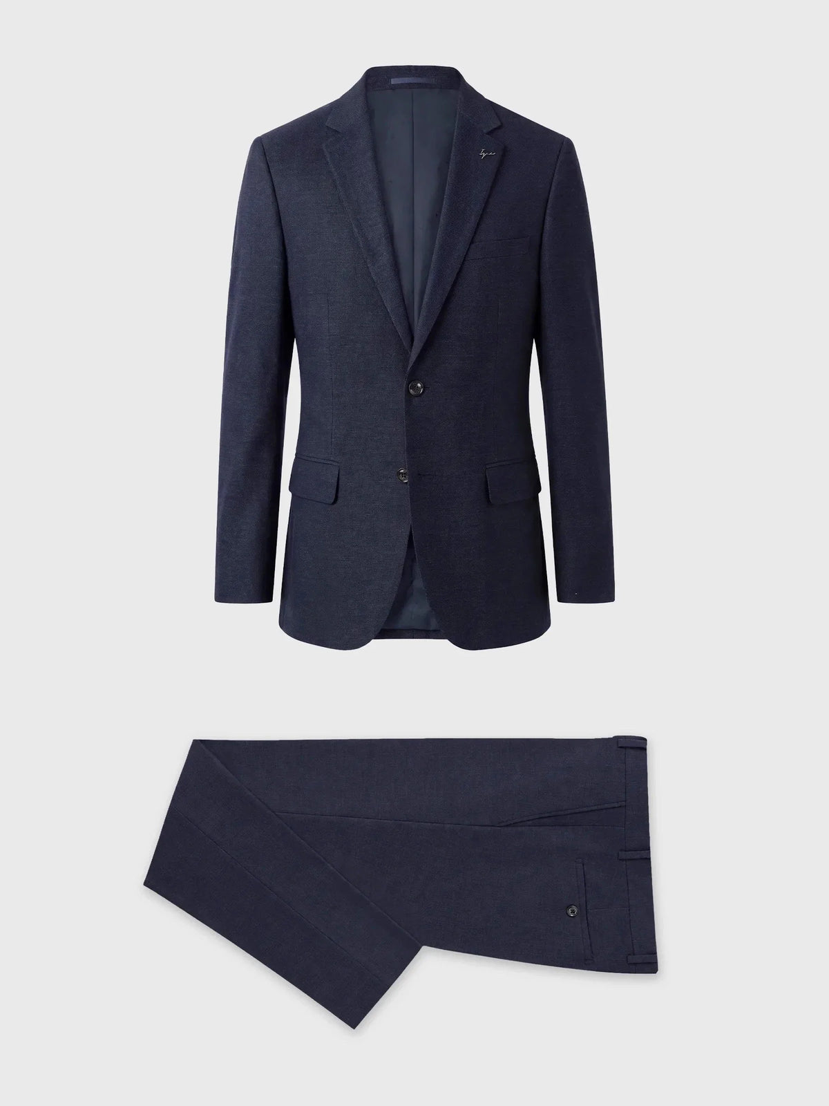 Costume 2 boutons bleu d - IZAC