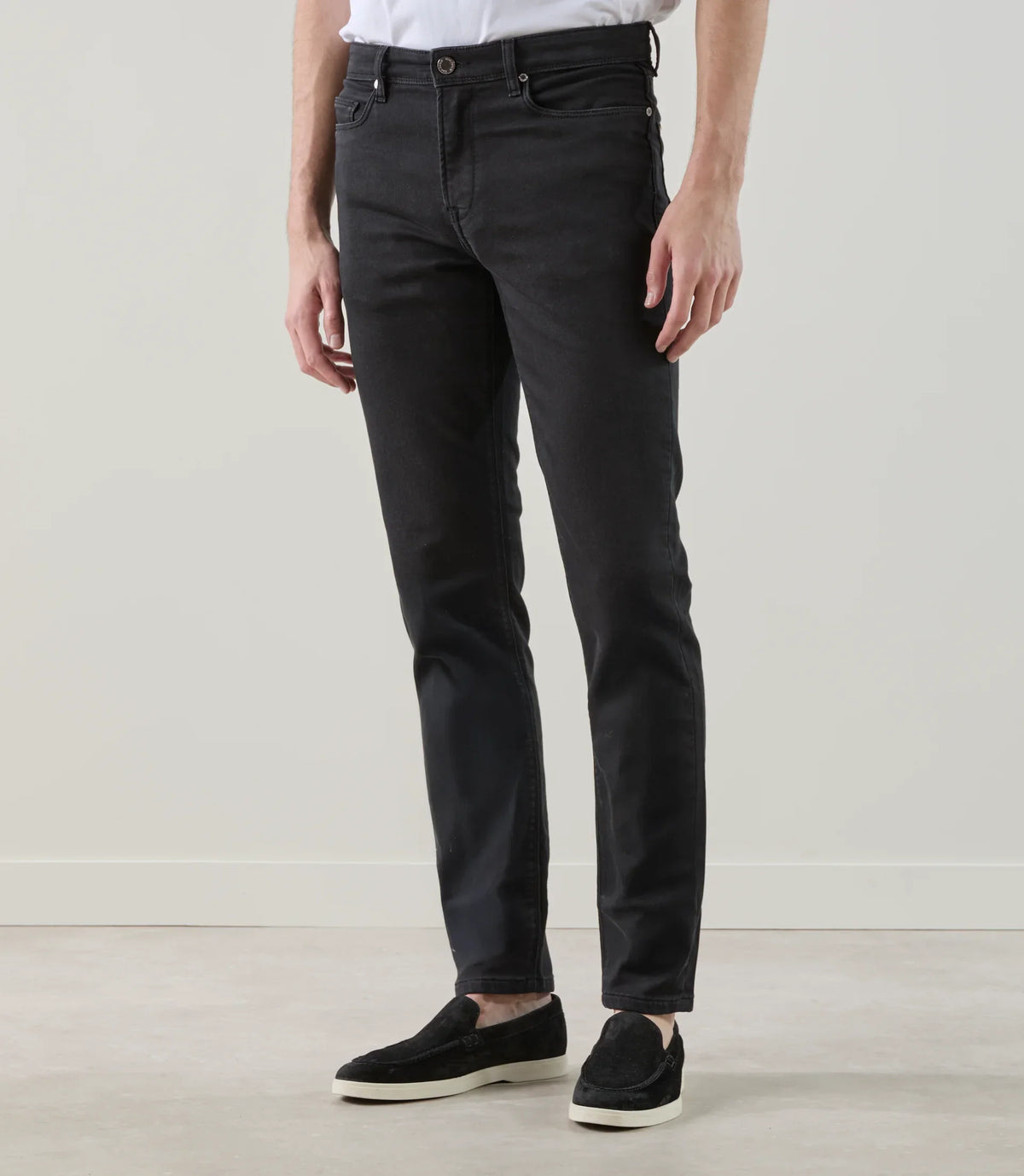 Jean 5 poches stretch noir - IZAC