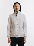 Blouson col montant beige - IZAC