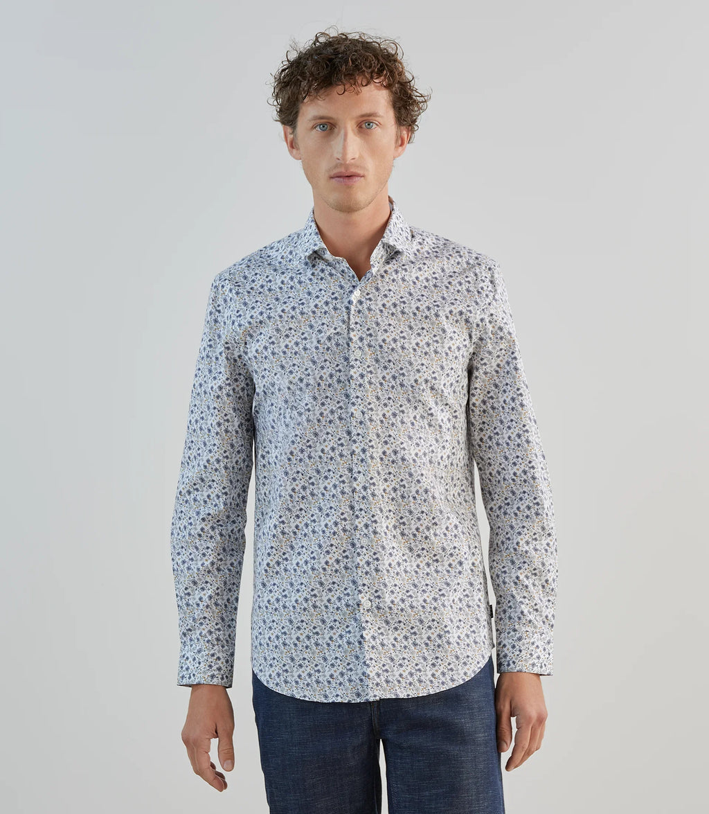 Chemise fantaisie blanche - IZAC