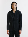 Veste en maille avec parementure noire - IZAC