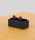 Boutons de manchette bordeaux - IZAC
