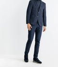 Veste casual en maille marine - IZAC