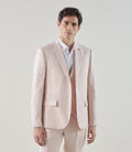 Veste ville 100% lin rose - IZAC