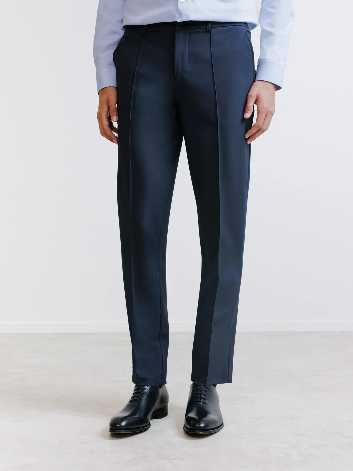 Pantalon ville en tissu technique marine - IZAC