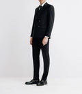 Costume croisé noir - IZAC