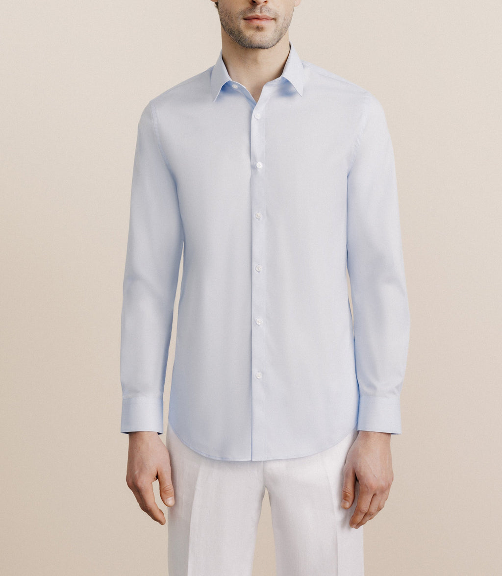 Chemise col français ciel - IZAC