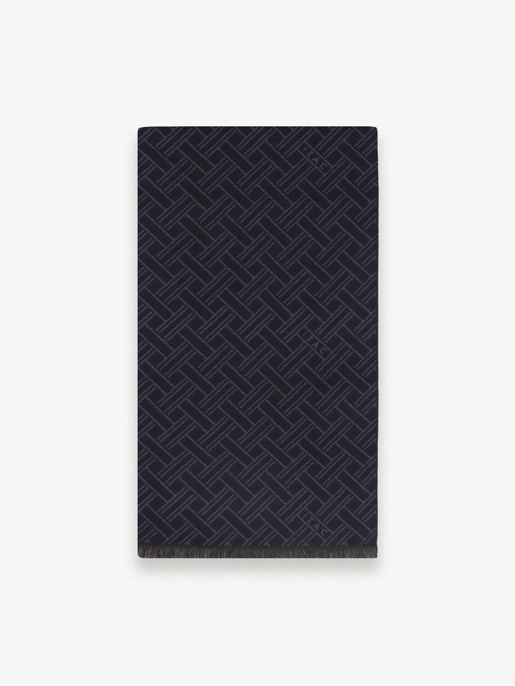 Écharpe à motifs marine - IZAC