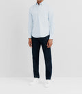 Chemise avec col boutonné ciel - IZAC