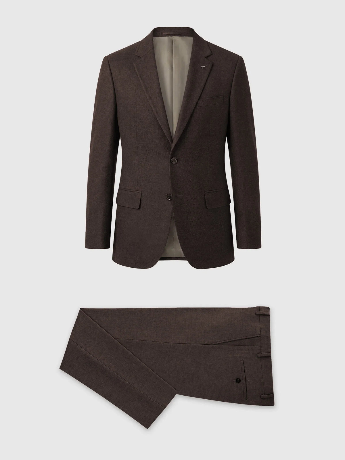 Costume 2 boutons marron - IZAC