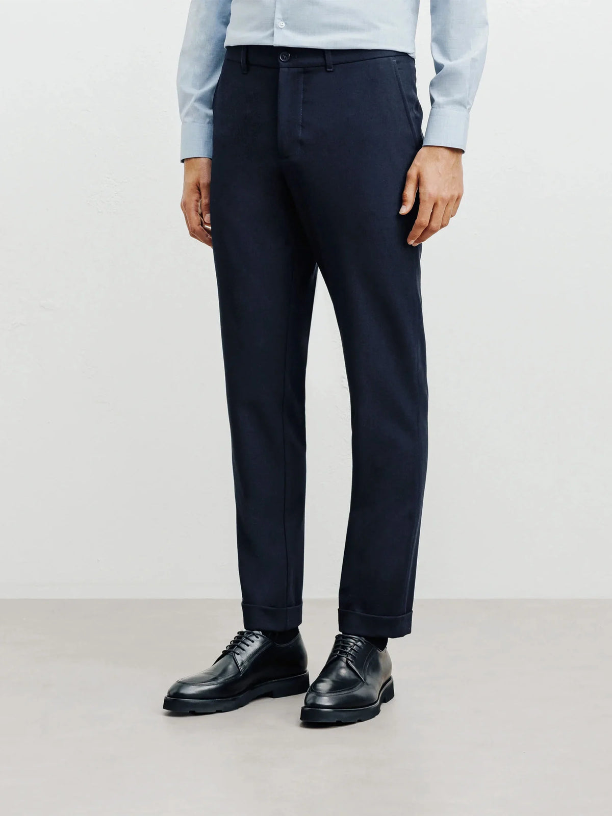 Pantalon flanelle marine - IZAC