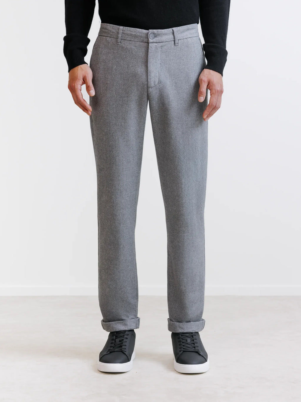 Pantalon flanelle gris - IZAC