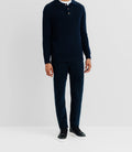 Pull col polo marine - IZAC