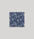Pochette à fleurs bleue - IZAC
