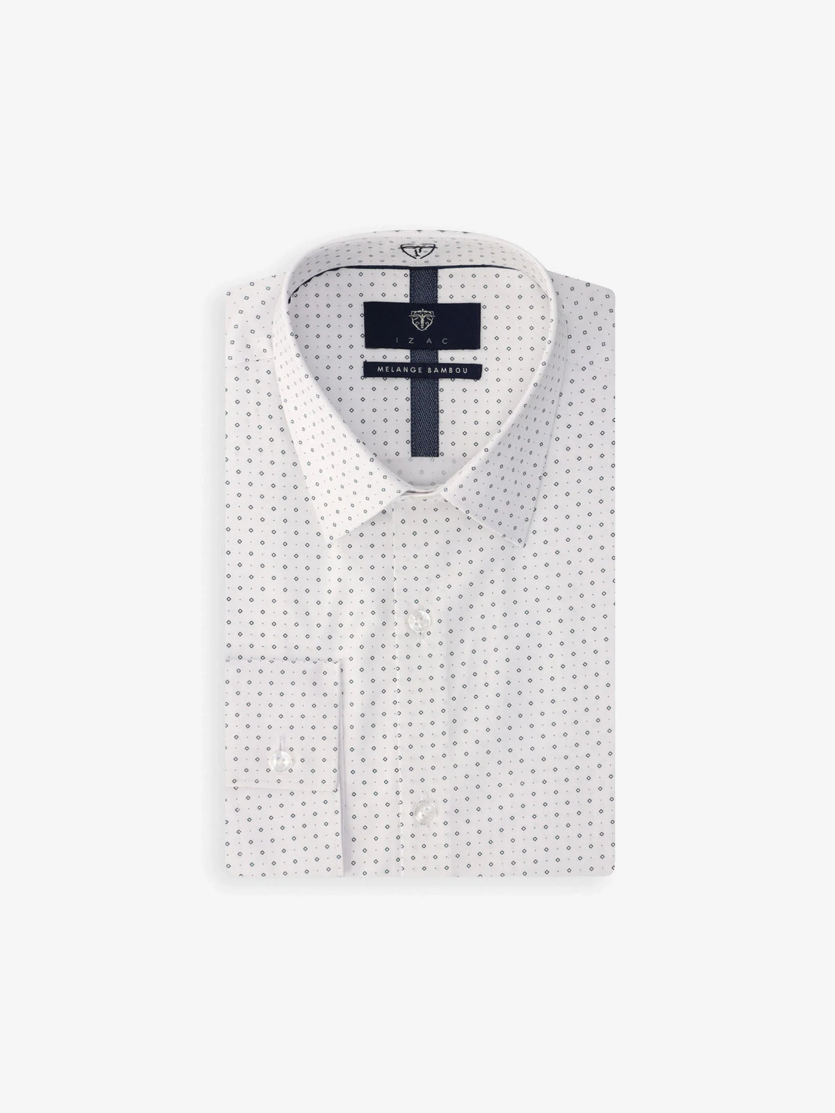 Chemise fantaisie blanche - IZAC