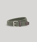Ceinture tressée kaki - IZAC