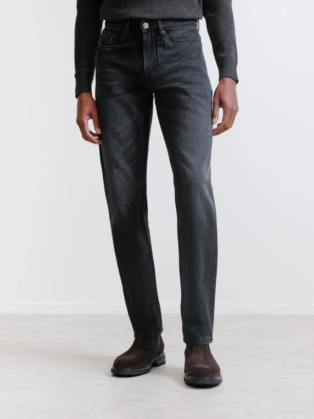 Jean 5 poches regular noir - IZAC