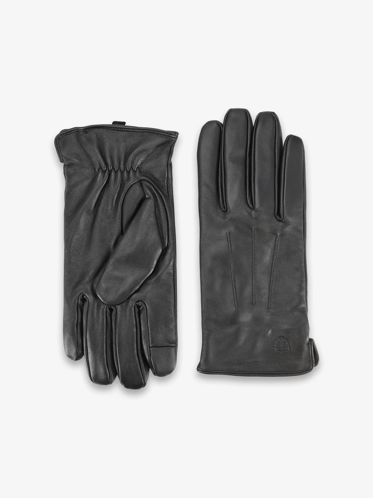 Gants en cuir noir - IZAC