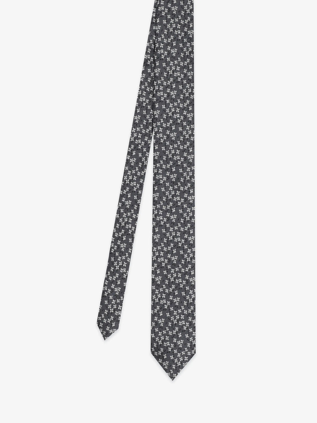 Cravate fantaisie anthracite - IZAC