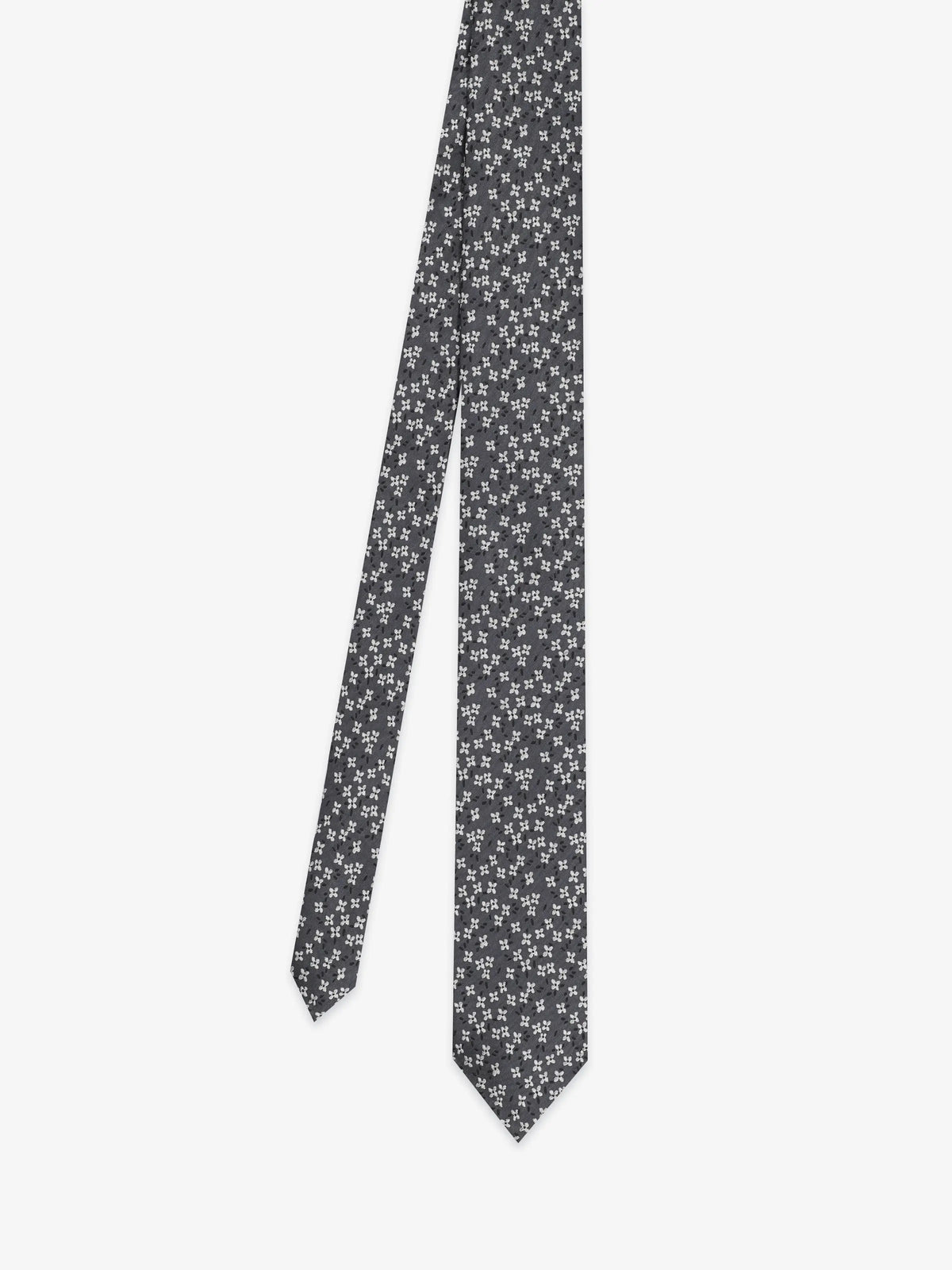 Cravate fantaisie anthracite - IZAC