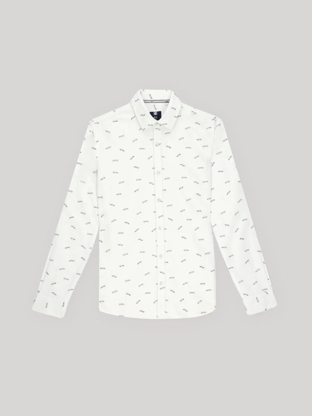 Chemise casual blanche 24h Le Mans - IZAC