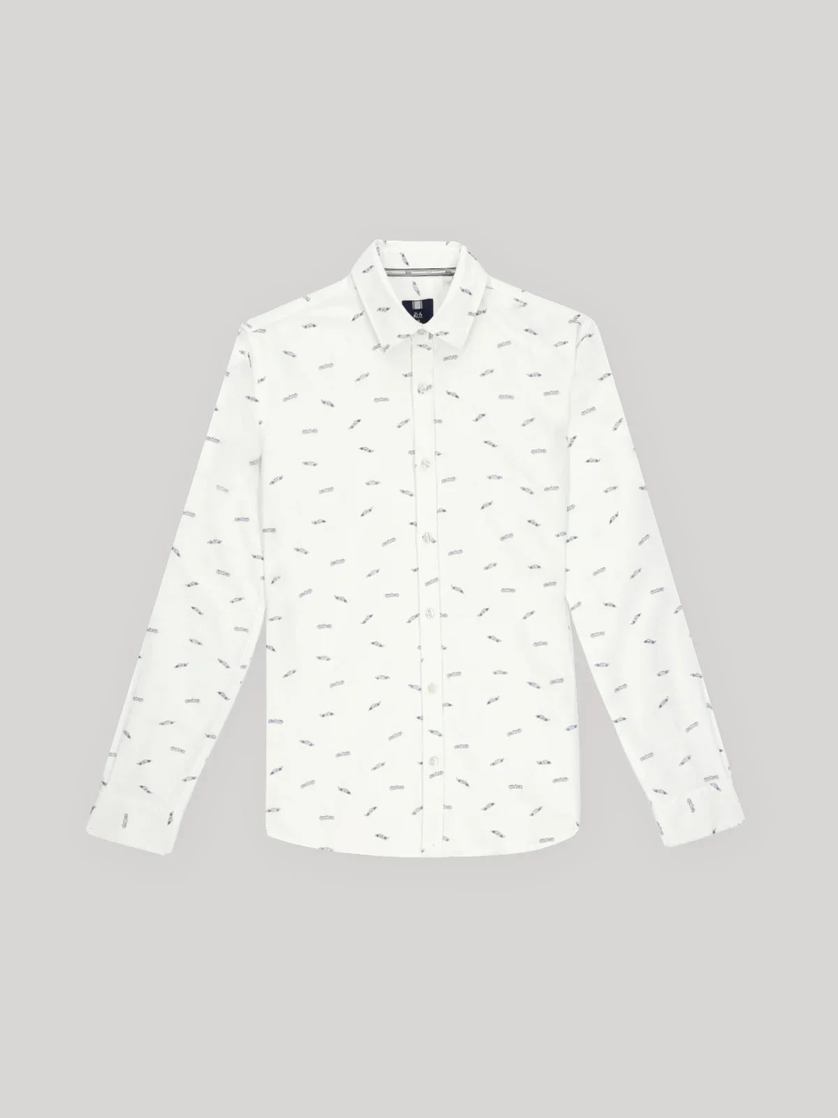 Chemise casual blanche 24h Le Mans - IZAC