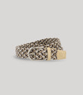 Ceinture tressée beige - IZAC