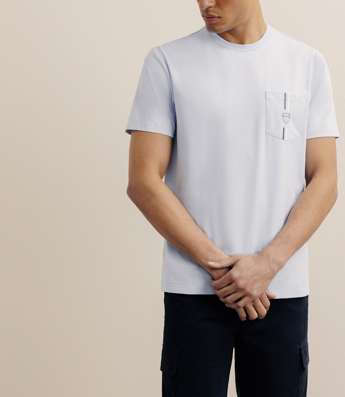 T-shirt à poche ciel - IZAC