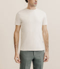 T-shirt col rond beige - IZAC
