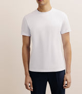 T-shirt col rond blanc - IZAC