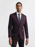 Costume 2 boutons bordeaux - IZAC