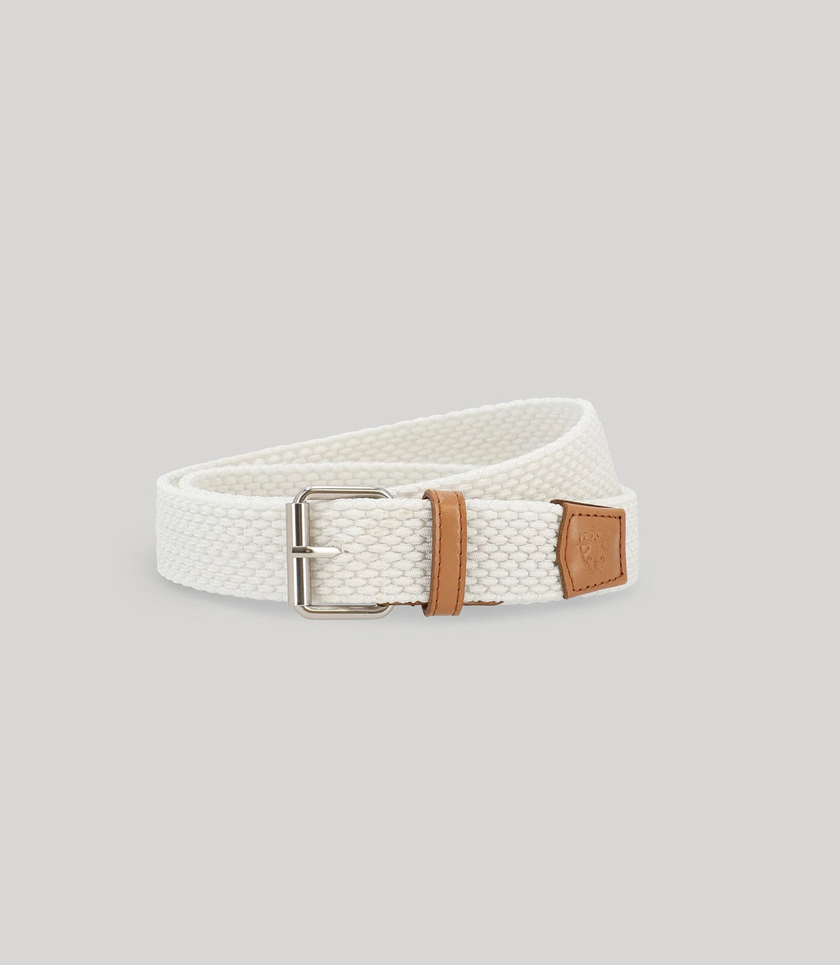 Ceinture tressée blanche - IZAC