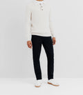 Pull col polo beige - IZAC