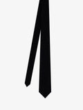 Cravate unie flanelle noire - IZAC