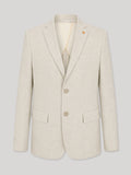 Veste ville séparable 100% lin beige - IZAC