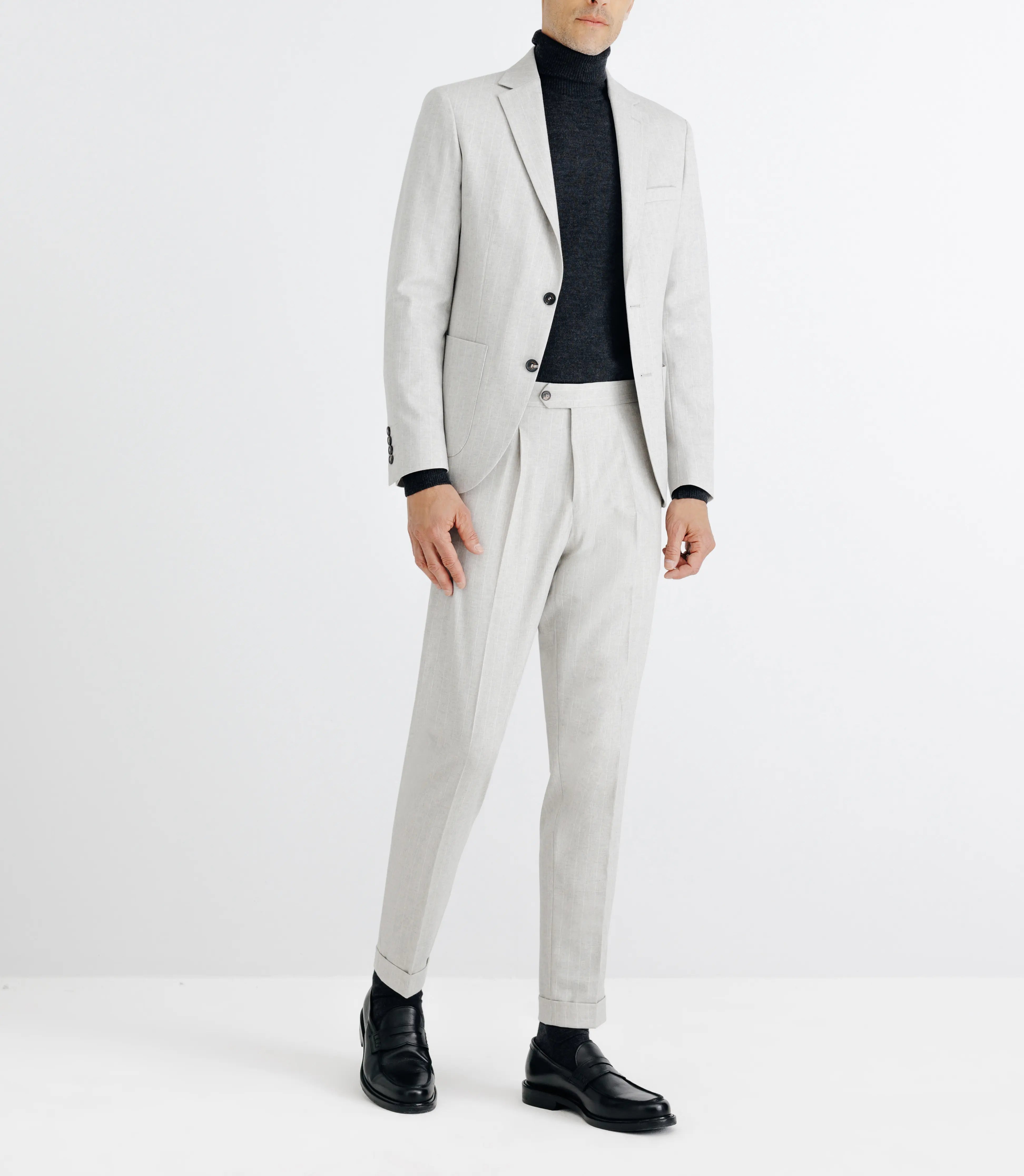 Costume à rayures tennis écru - IZAC