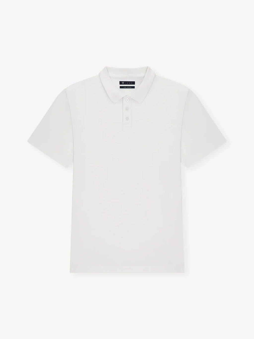 Polo boutonné blanc - IZAC