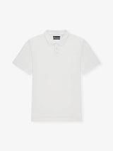 Polo boutonné blanc - IZAC