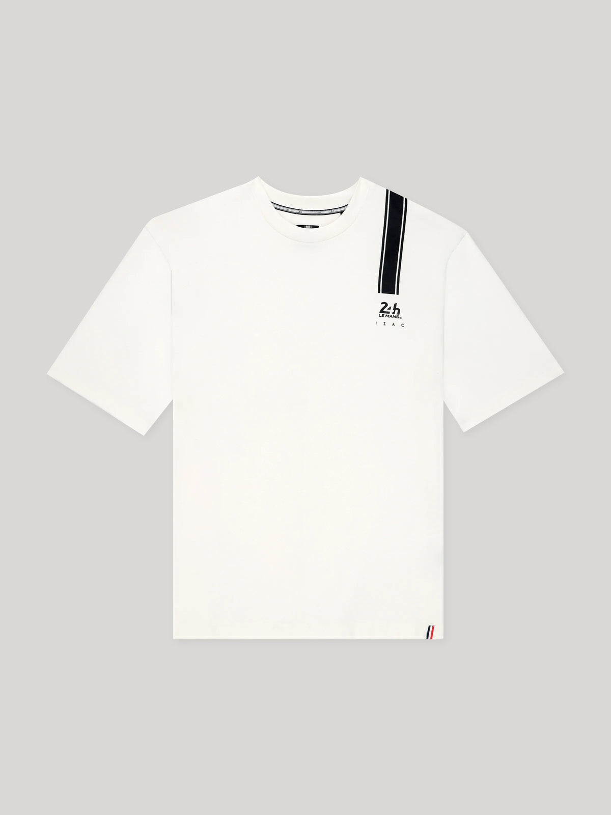 T-shirt col rond écru 24h Le Mans - IZAC