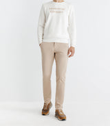 Pull avec message écru - IZAC