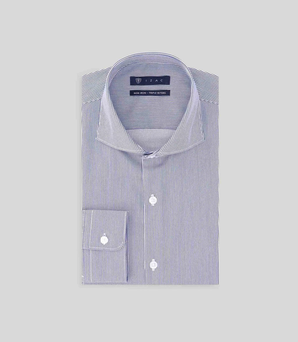 Chemise non iron marine - IZAC