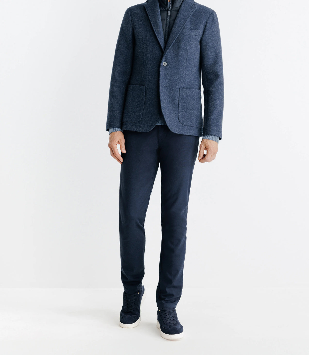 Veste avec parementure amovible denim - IZAC