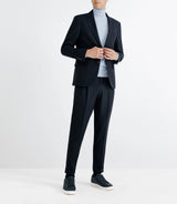 Costume en laine mélangée marine - IZAC