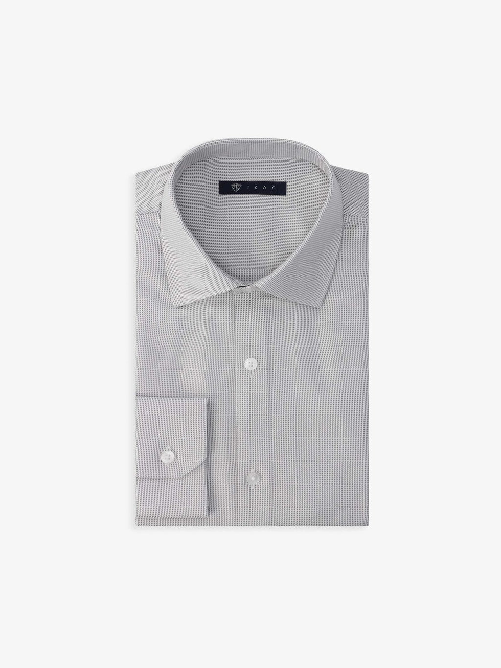 Chemise non iron grise - IZAC