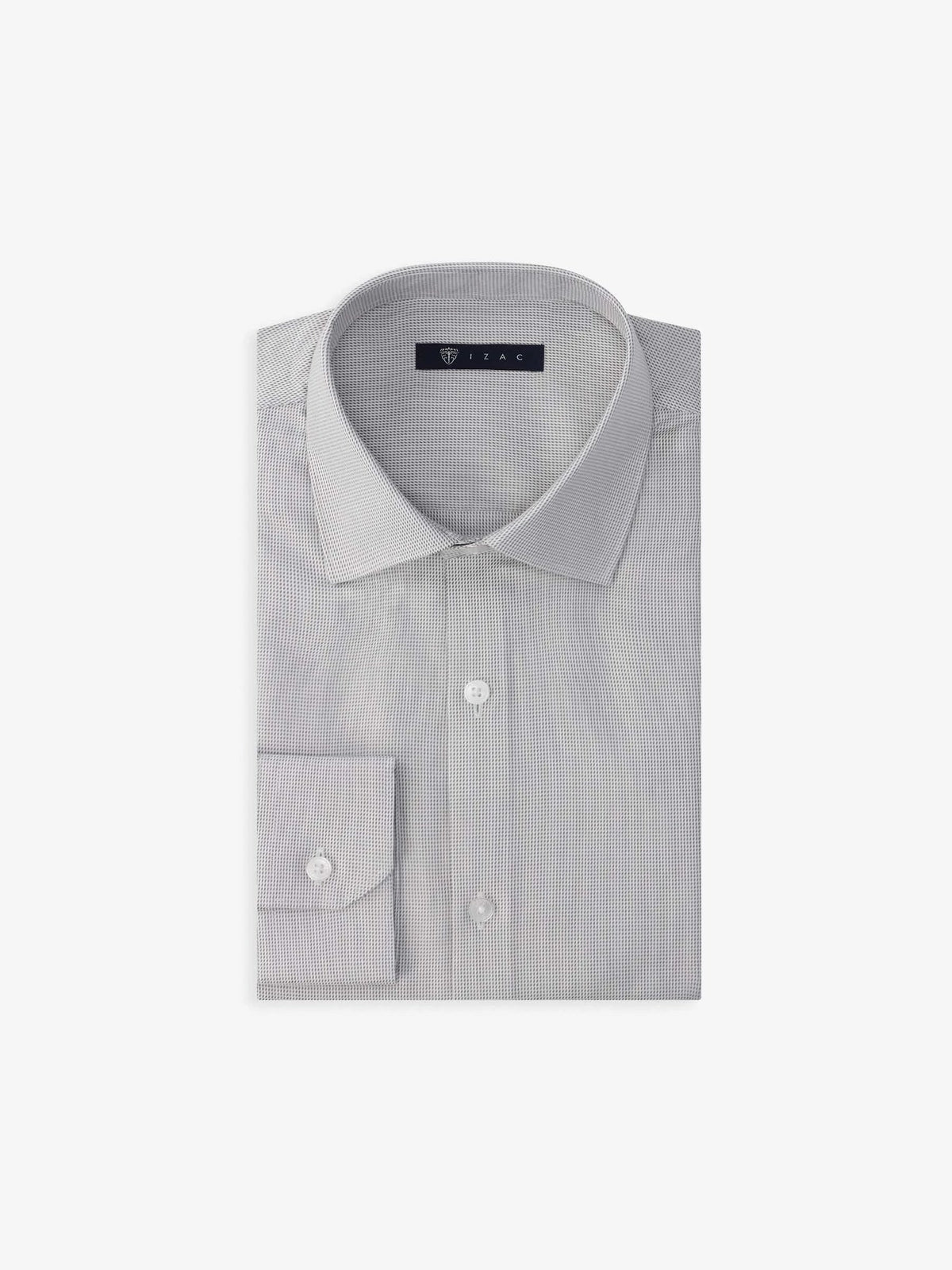 Chemise non iron grise - IZAC
