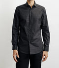 Chemise ville imprimée noire - IZAC